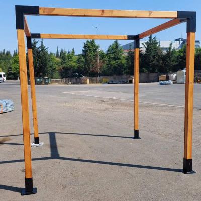 10x10 Ahşap Pergola Köşe Bağlantı Montaj Aparatı